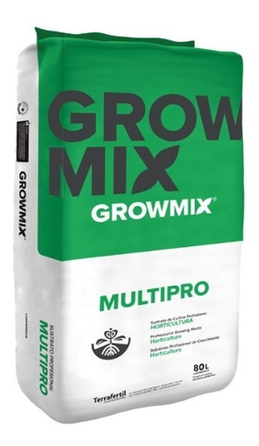 Sustrato Growmix Tierra Fértil Multipro Perlita 80lts Indoor