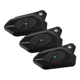 Intercomunicadores Bluetooth P/moto Fox G4 Plus Pack X3