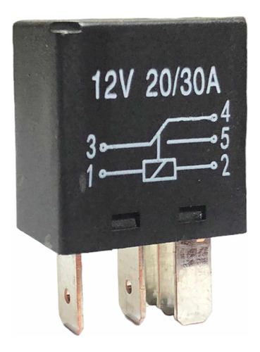 Micro Relay Automotriz Relevador Universal 5-pin 12v 20/30a