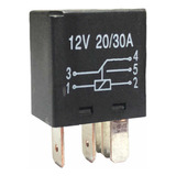 Micro Relay Automotriz Relevador Universal 5-pin 12v 20/30a