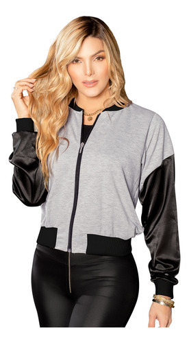 Chaqueta Mujer Gris Mp 96194