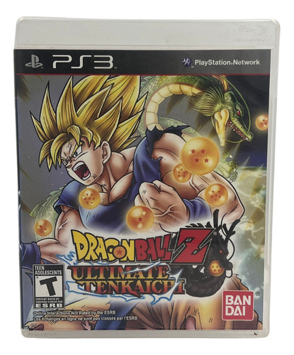 Jogo Mídia Física Ps3 - Dragon Ball Z: Ultimate Tenkaichi