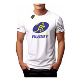 Polera - Australian Rugby Blanca Frente Espalda #3