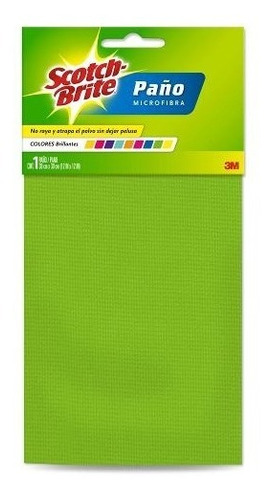 3m Scotch-brite Paño Microfibra Atrapa Polvo Colores Vivos