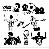 Vinilo Decorativo Pared - Futbol - Messi - Copa Del Mundo