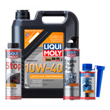 Pack 10w40 Oil Smoke Stop Speed Tec Liqui Moly Con Regalo