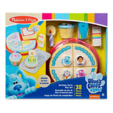 Melissa & Doug Torta Cumpleaños De Madera Las Pistas De Blue