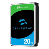 Hd 20tb Sata Desktop 7200rpm Prateado Seagate Skyhawk  St20000ve002