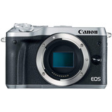 Canon Eos M6 Ii Cámara Digital Body Silver Sin Lente