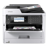 Impresora A Color Multifunción Epson Workforce Pro Wf-c5790 Con Wifi Blanca Y Negra 100v/240v