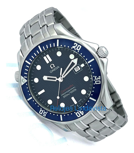 Reloj Omega Seamaster Diver 300m Azul Grande Acero