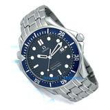 Reloj Omega Seamaster Diver 300m Azul Grande Acero