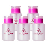 Kit 5 Dosador Porta Acetona E Cosméticos Anylovy  150 Ml