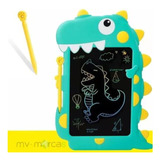 Tablero Mágico Dinosaurio Lcd 8.5 Tabla Dibujo Escritura Ver Color Verde