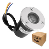 10 Lampara De Exterior Empotrar Piso Led 1w 85-265v 