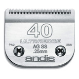 Cuchilla Andis #40 Ultraegde Acero 0.25mm