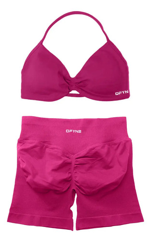 Mll Conjunto De Yoga Dfyne For Mujer Top Y Shorts De