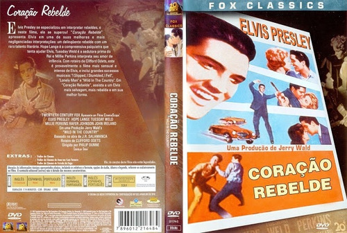 Elvis Coracao Rebelde Dvd Original Lacrado