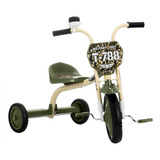 Triciclo Motoquinha Infantil Militar Unissex Number Plate