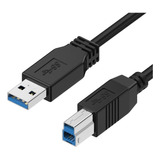 Cable Para Impresora,disco,escaner Usb 3.0 A/b 5gps 1.5m