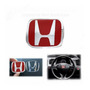 Honda City Fit  Emblema H Volante Insignia Roja , Negro Honda FIT