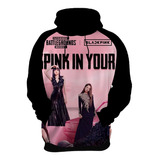 Blusa Frio Moletom Casaco Black Pink Cantora K-pop Top 3