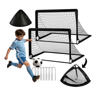 2pzs Mini Portería De Fútbol Infantil Plegable Y Portátil | Meses sin interés