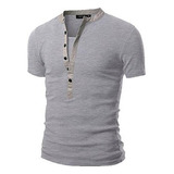 Camiseta De Manga Corta Para Hombres Polo Casual Cuello V