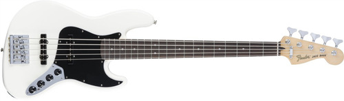 Bajo 5 Cuerdas Fender Deluxe Active Jazz Bass® V Pf White