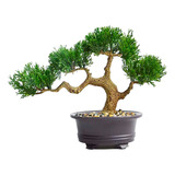 Plantas Artificiales Árbol Bonsái De Pino Decorativa