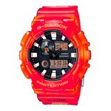 Reloj G-shock Gax-100msa-4adr Hombre Análogo-digital Color De La Correa Negro Color Del Fondo Blanco