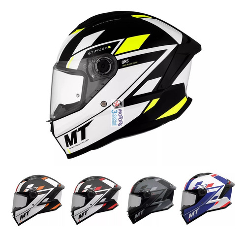 Jm Nuñez Casco Moto Mt Helmet Stinger 2 Zivze C2 E7 B5 B4 B3