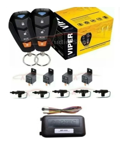 Alarma Viper 3400v+ 5 Actuadores+4 Relays+arrancador