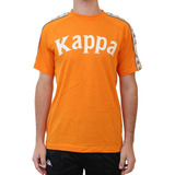 Remera Kappa Hombre Naranja
