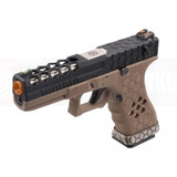 Pistola Airsoft Gbb Glock Armorer Works Vx0211 Tan Black 6mm