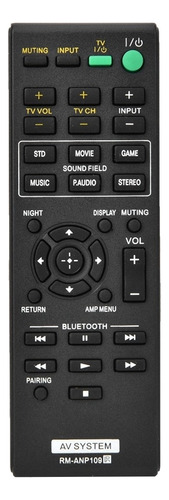 Controle Remoto Smart Tv Av Para Sony Rm-anp109 Pa