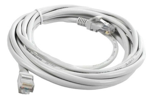 Cable De Red Utp 5 Metros Armado Categoria 6 Ethernet Rj45