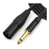 Cable De Audio  Xlr A Ts 6.35mm 3m