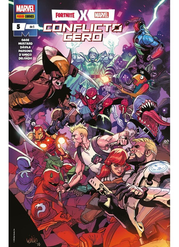 Comic Panini Fortnite X Marvel Conflicto Cero #5 En Español