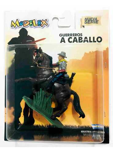 Confederado -serie Guerreros A Caballo - Modelex Ind Arg