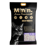 Arena Sanitaria Premium Minino Aroma Lavanda 4 Kg -snackfrut