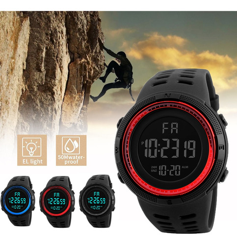 Reloj Deportivo Hombre Impermeable/alarma/cronom