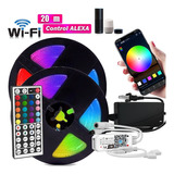 . Kit Fita De Led Rgb Smart Wifi Inteligente 20m Alexa Decor