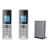 Kit 2 Telefones Ip Dp722 - 1 Base Dect Dp752 Grandstream
