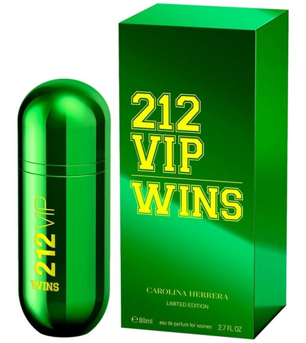 212 Vip Wins Perfume Feminino De Carolina Herrera Edp 80ml