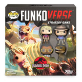 Funko Verse Jurassic Park Juego Estrategia 4 Jug.  En Inglés