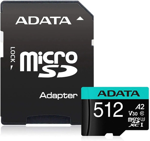 Memoria Micro Sd 512gb Adata Premier Ausdx512gui3v30sa2 Ra1