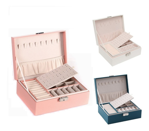 Joyero Caja De Joya Tipo Maleta Organizador Joyas