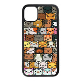 Carcasa Funda Para iPhone 11 Gatitos Diseño 37