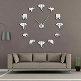 King Live Reloj De Pared Grande Con Diseño De Elefante, Relo